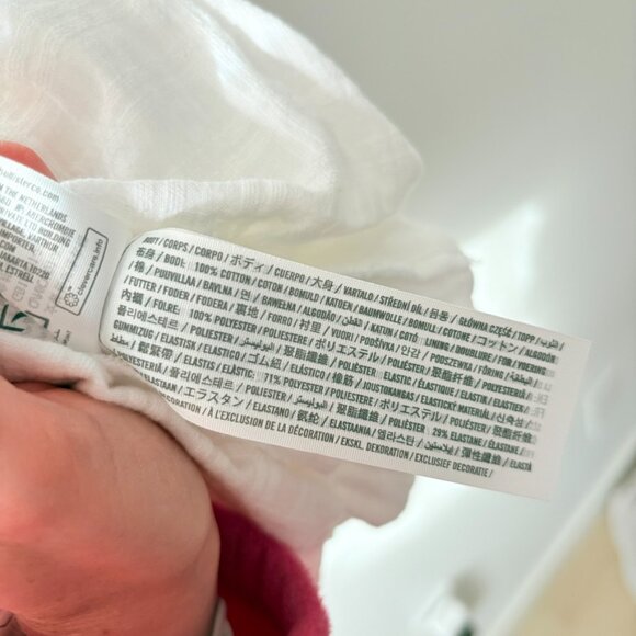 Hollister V-Neck Bubble Mini Dress NWT White Size Small - Picture 8 of 8